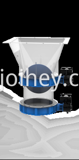 Dust collector locks air and unloads dust1